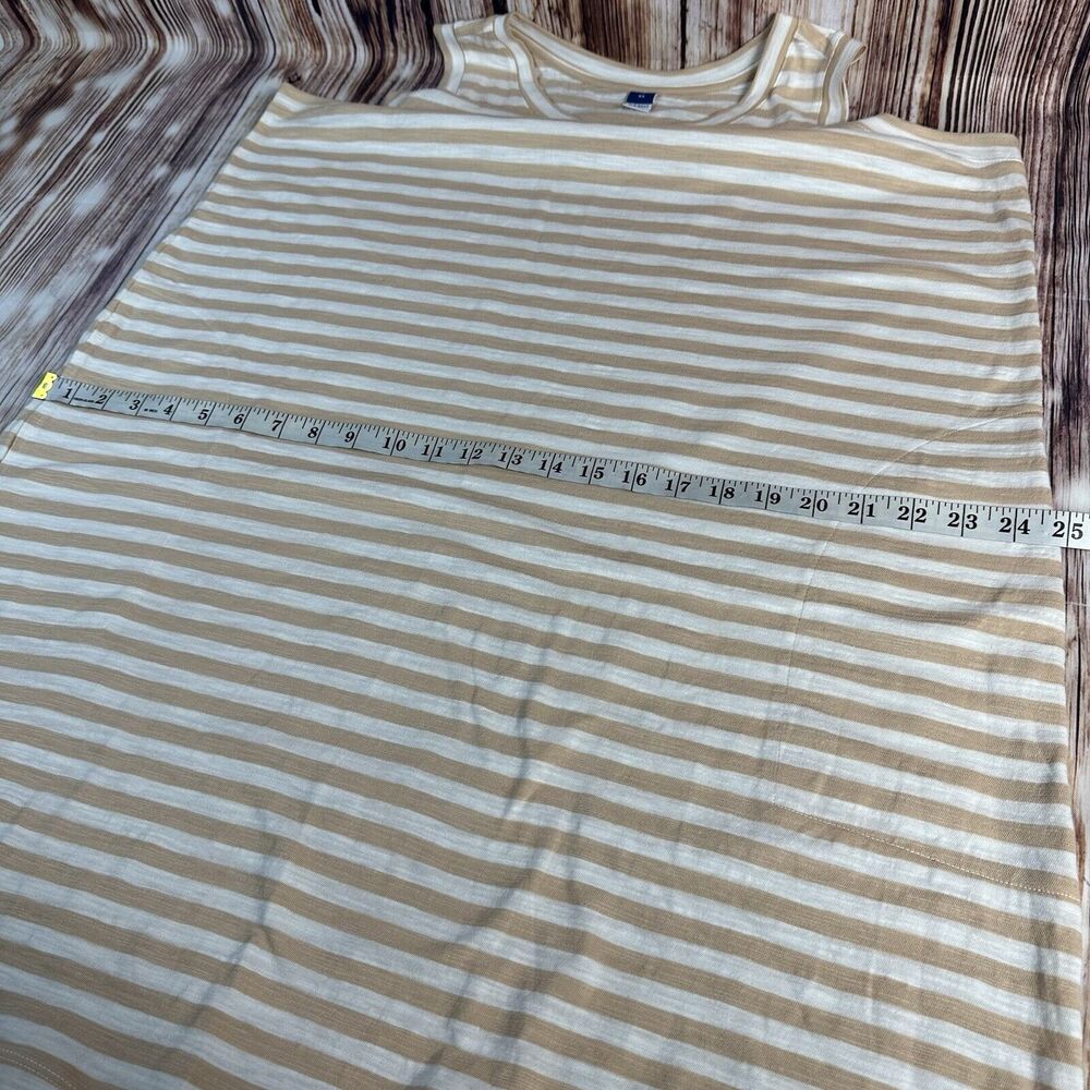 Old Navy Sz X Large Aura Stripe Sleeveless Tank A Line Knee Length Dress Pockets - Picture 4 of 8